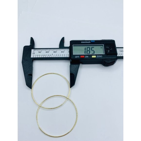 10k Gold hoop Earrings Women - Picture 7 of 8